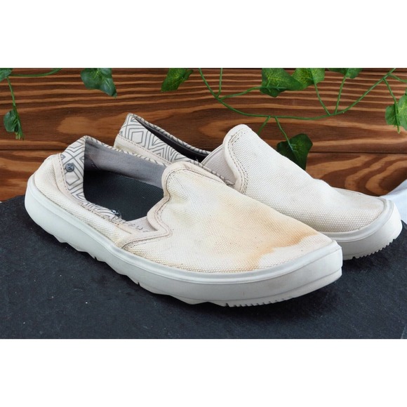 Merrell Size 8 M Beige Loafer‎ Shoes Fabric Women Whitecap - Picture 5 of 12